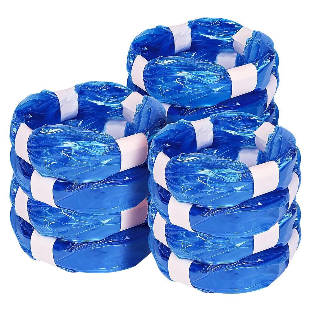 12pcs Bady Diaper Refill Bags Blue Nappy Bin Liners for Angelcare Tommee Tippee Trash Bucket Replacement Liners Garbage Bags