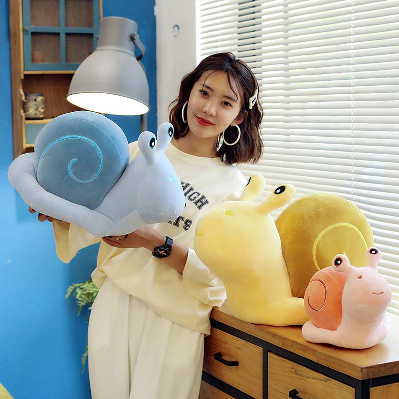 Adorable Cartoon 3D Adorable Turbo Snails Plush Toy Stuffed Animal Playthings Cool Turbo Speed Snail Plush Playthings Designed For Kid Children Birth