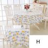 Round Dining Table Wipeable Fabric Table Cloth Kitchen  Tablecloth Table  Cover Home  Decor
