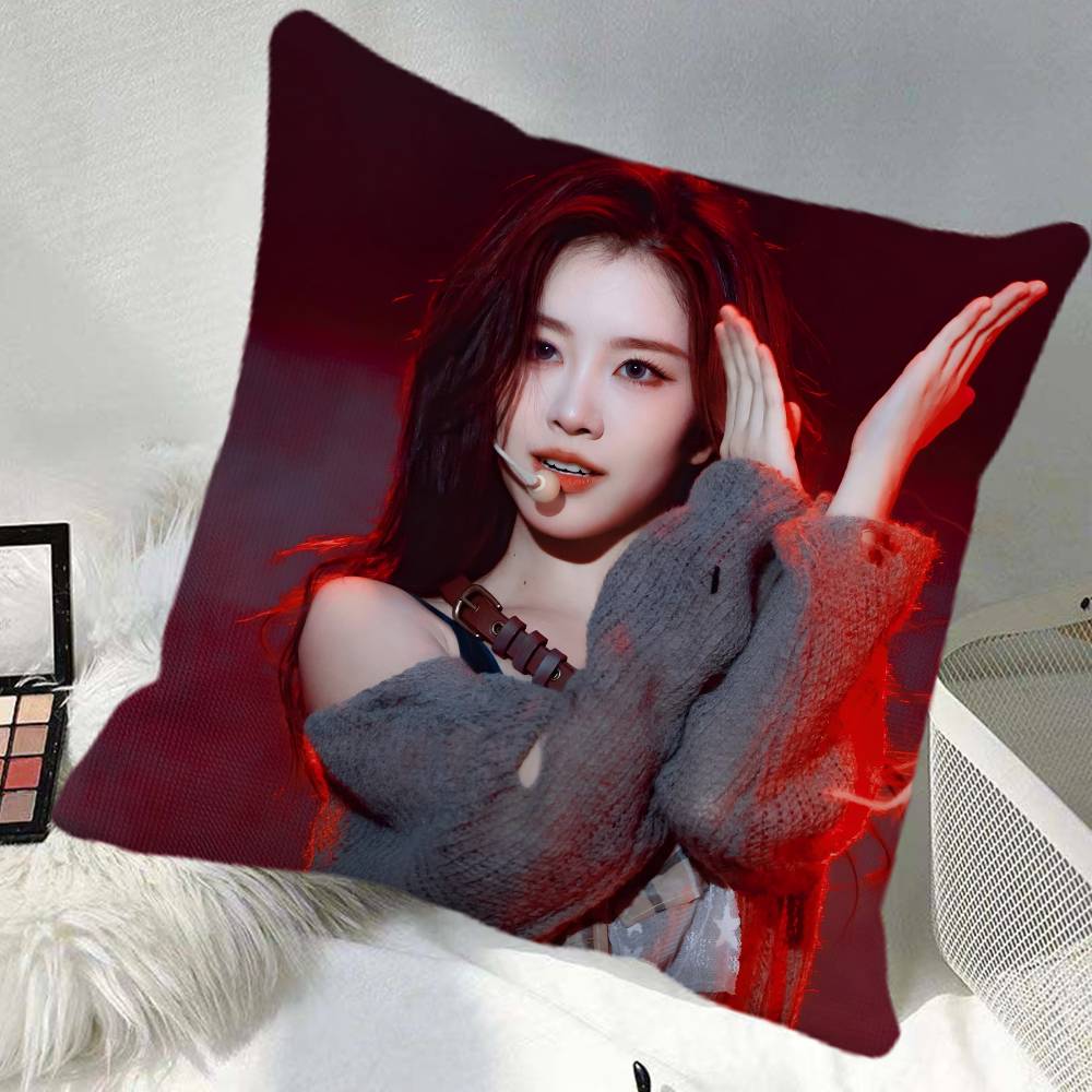 Qiana Kpop Pillow Case Square Pillow Bedroom Sofa Leisure Comfort Cushion Car Home Decoration