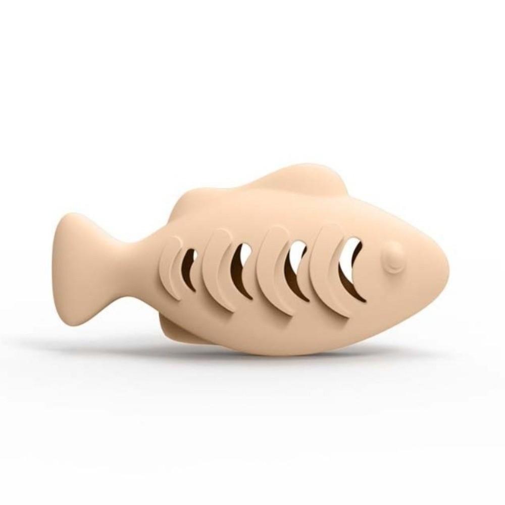 Silicone Cat Food Dispenser Blue Green Pink Catnip Stuffer Toy Interactive Cat Toy Pet Supplies телесный