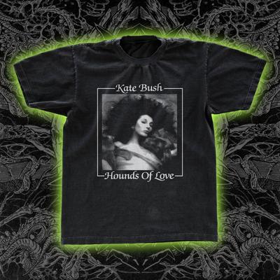 Kate Bush Hounds Of Love Black Cotton  Shirt AD364 Unisex T-Shirt