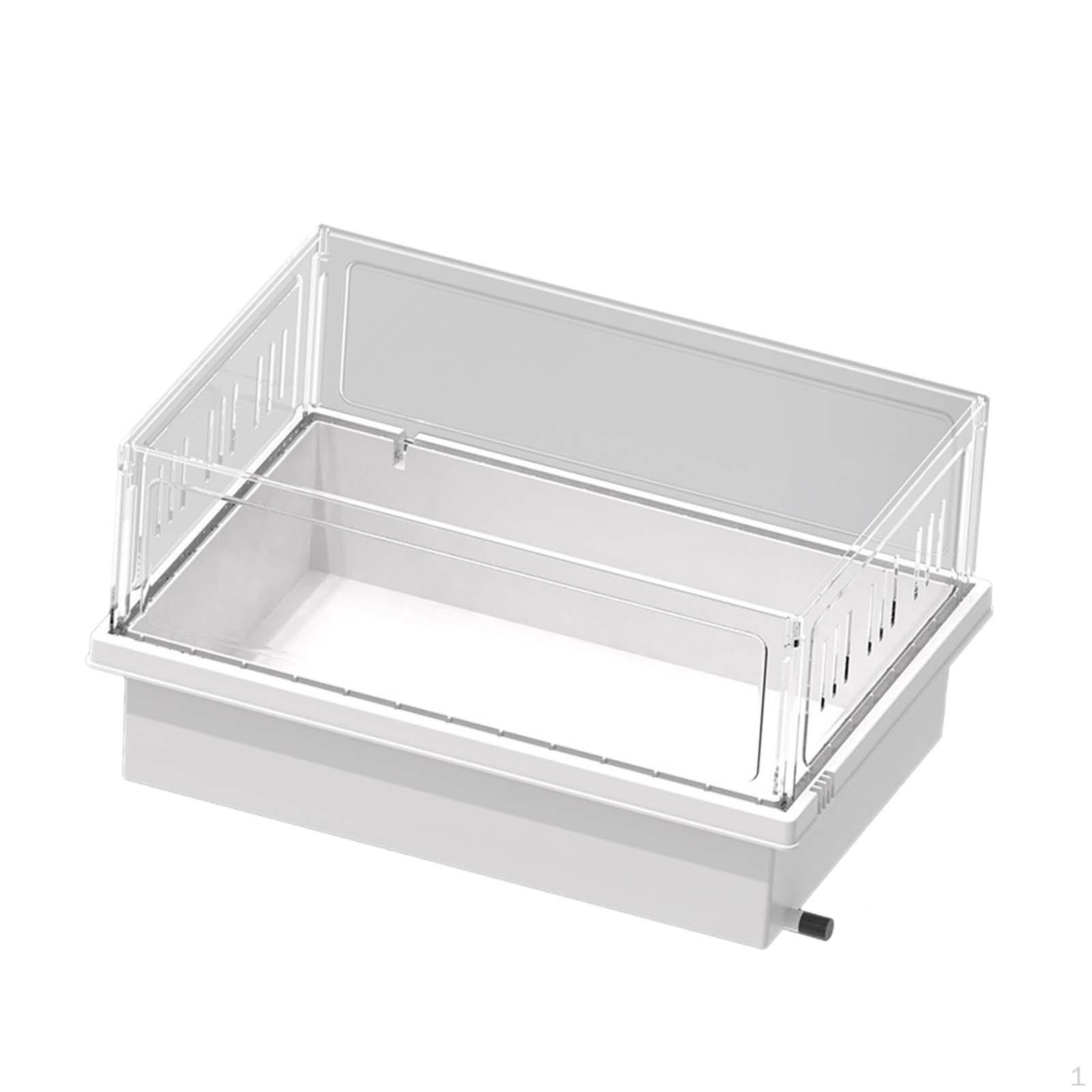 

Turtle Tank Reptile Habitat for Crayfish Amphibians Case Small Home Desktop Detachable Breeding