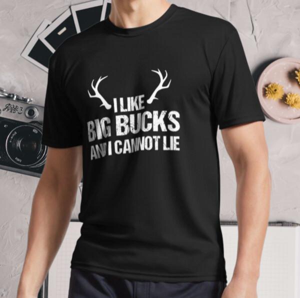 

New Shirt i like big bucks and i cannot Active Logo T-Shirt Funny Size S - 5XL S