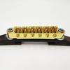 Guitar Bridge Tailpiece with Golden Roller Saddles Adjustable Archtop Guitar Bridge Electric Guitar Accessories