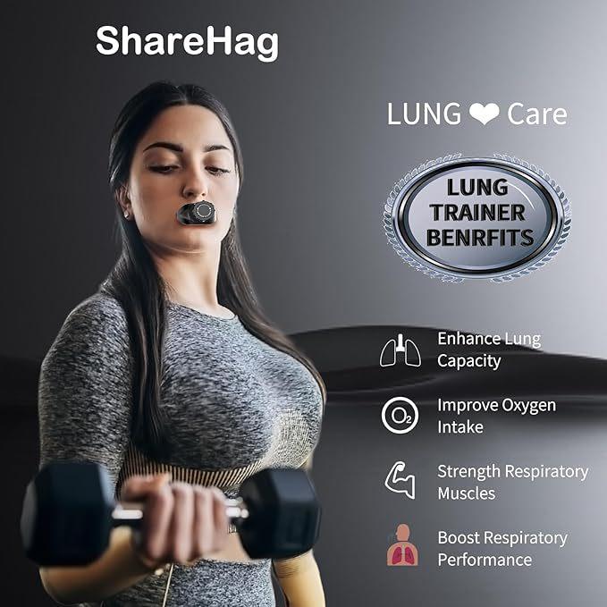 Temushein Abdominal Breathing Trainer for Lung Capacity and Resistance Exercise