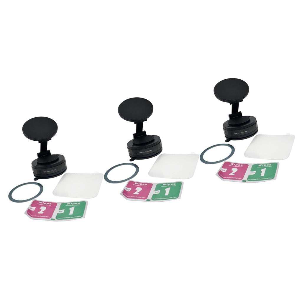 Magnetic Car Phone Mount 360 Degree Rotation Quick Setups Universal Phone Holder Shockproof Mobile Bracket For Vehicles