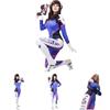 Overwatch D.va Cosplay Costume Jumpsuit For Women Premium Polyester Material For Comfort And Durability