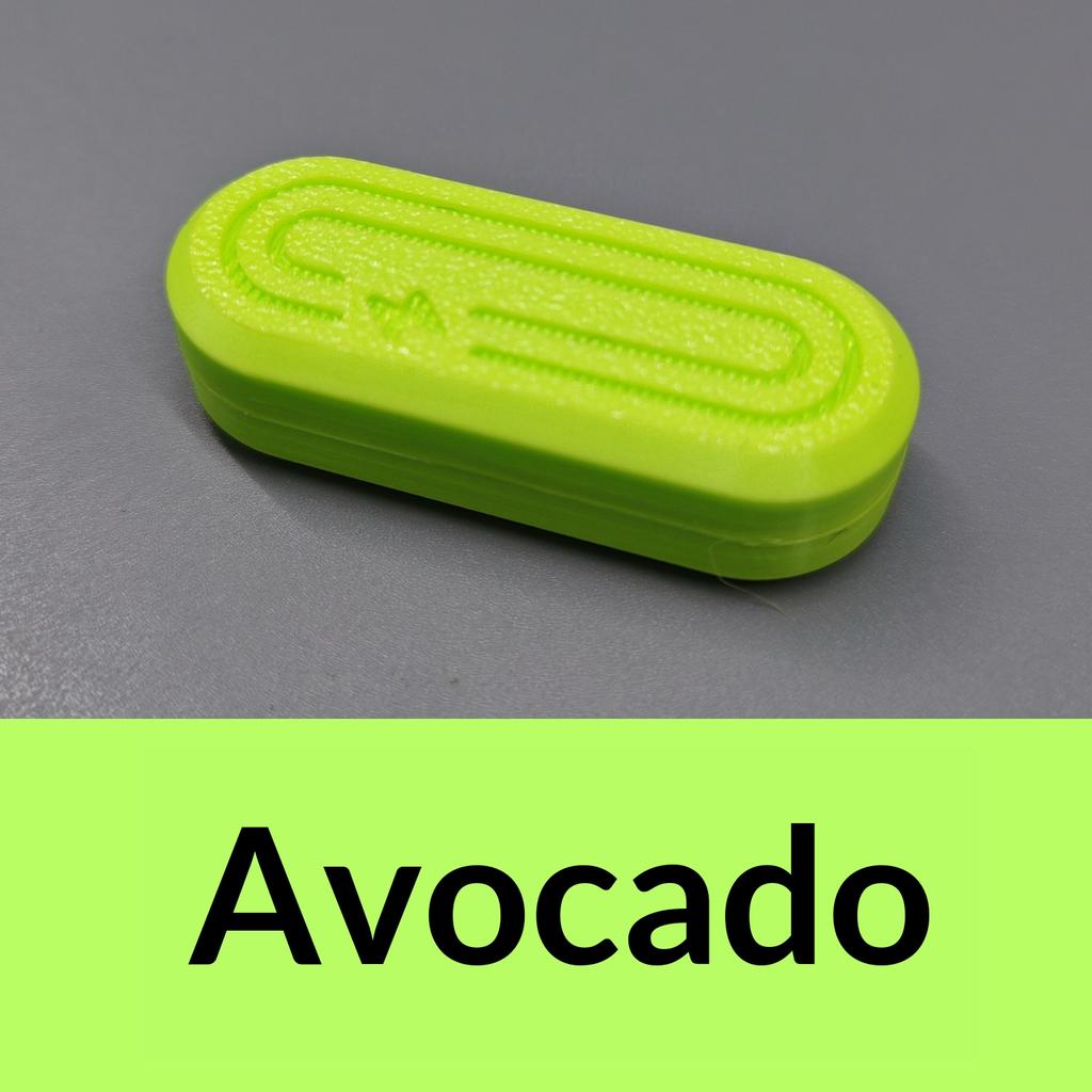 Fidget Mechanical Slider Paragraph Magnetic Push Card Plate Haptic Coin Edc Stress Relief Toy Sensory Toys For Men Anti Anxiety