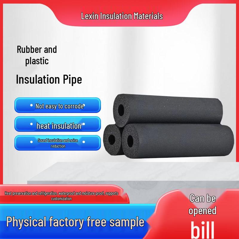 High-Density Flame Retardant Rubber-Plastic Insulation Tube for Heat and Refrigeration