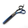 Black And Blue High-End, Wolf Head Hair Scissors, Haircut, Flat Scissors, Bangs, Tooth Scissors, Thin Scissors Fmlt-02