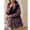 JIANHU Women's Mid-Length Winter Duck Down Jacket