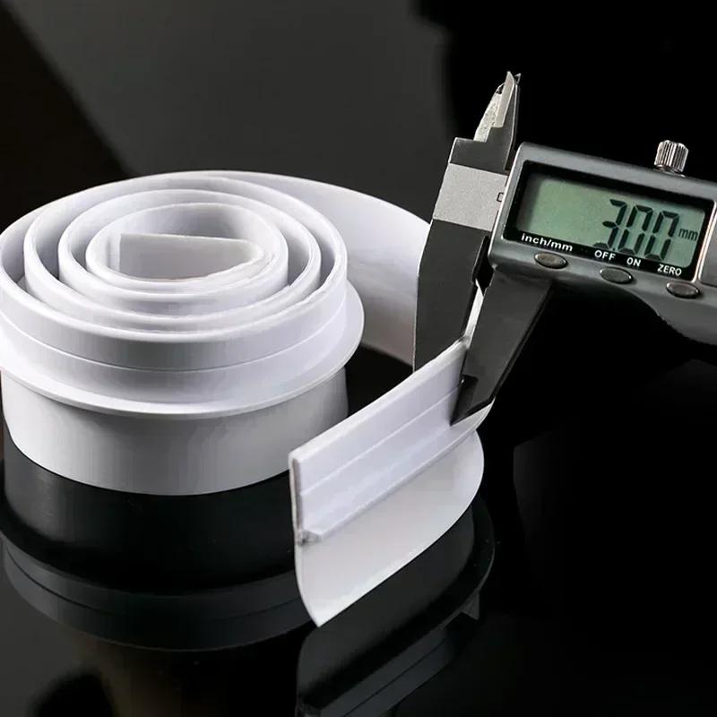 

Door Bottom Seal Strip Flexible Wind Noise Reduction Stopper Under Door Sealing Blocker Door Weatherstrip with Adhesive Backing 90cm x 4cm белый