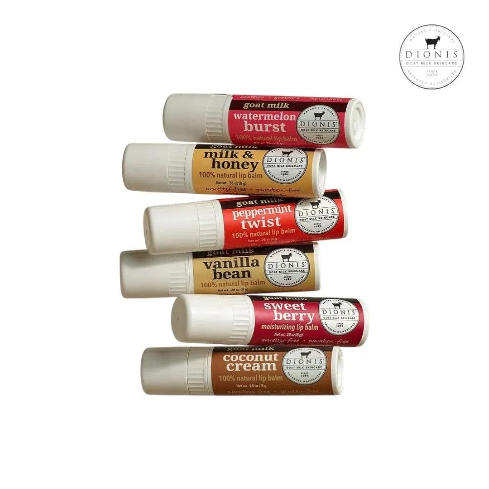 

Dionis Goat Milk Lip Balm Ornament Set (6 Types)