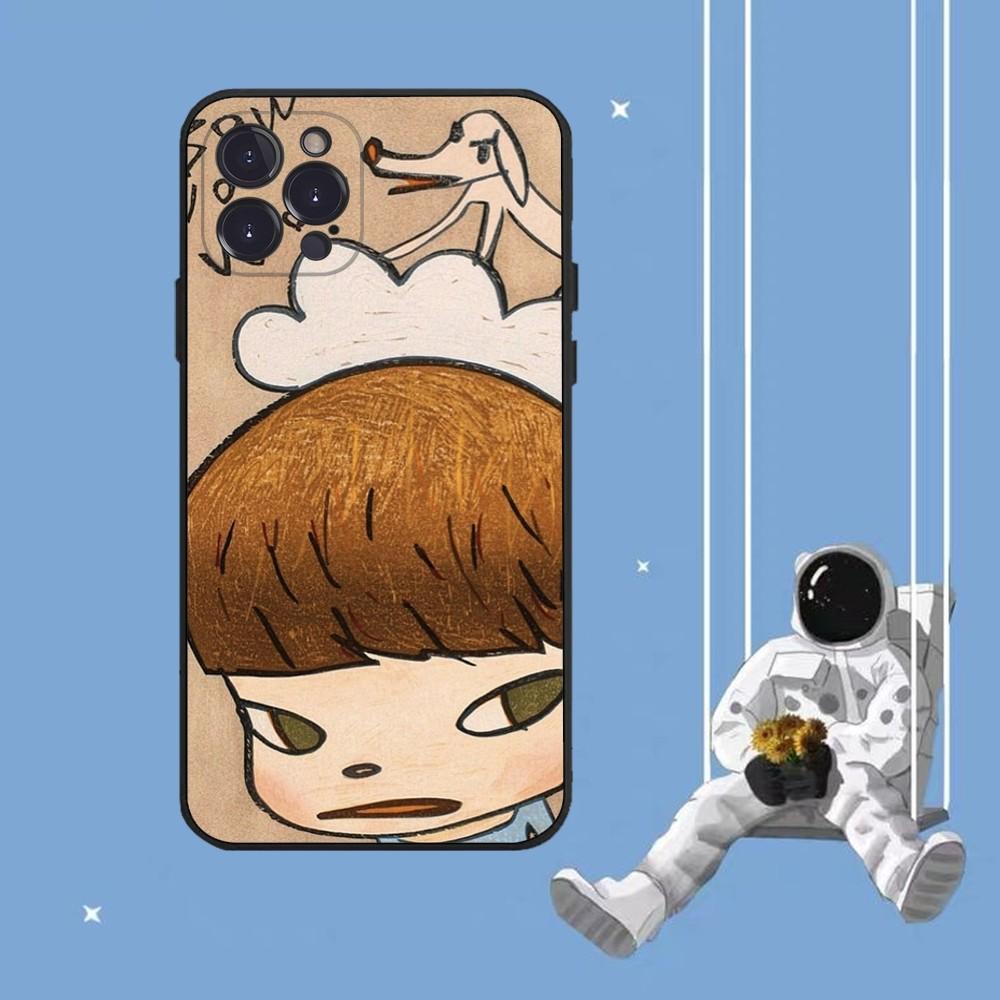 Yoshitomo Nara Phone Case For iPhone 14 11 12 13 Mini Pro XS Max Cover 6 7 8 Plus X XR SE 2020 Funda Shell