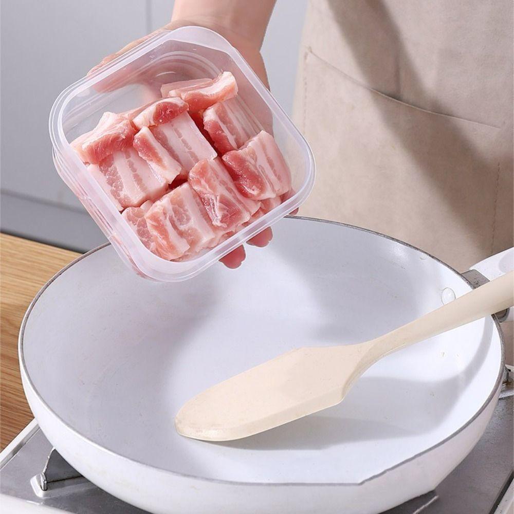 350ml Transparent Frozen Meat Box Refrigerator Special Food Containers Fruit Storage Box