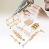 7PCS/Pack Parrot Toy Set Hanging Swing Bells  Wooden Bridge Chewing Parts Supplies