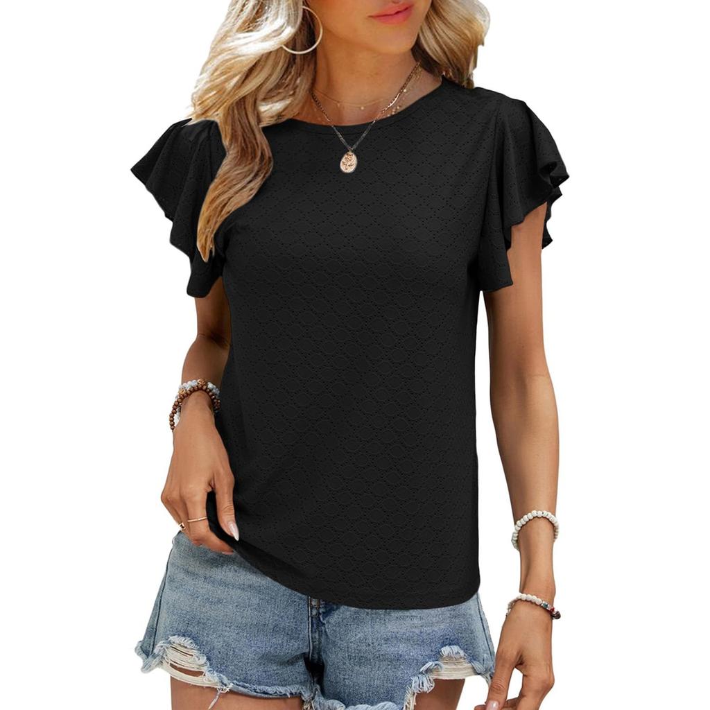 Dámské ležérní volné košile Módní topy Trička Tričko