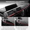 Made of Alcantara For BMW F32 F30 F34 Series 3 4 Dashboard Panel Trim Strips Instrument Sticker Car Interior Tuning Accessories