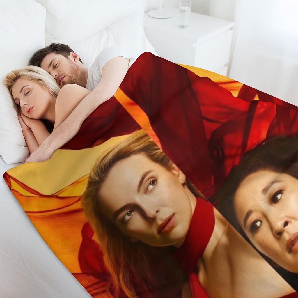 Killing Eve Movie Throw Blanket Decorative Sofas Thermal Beautifuls Sleeping Bag Blankets