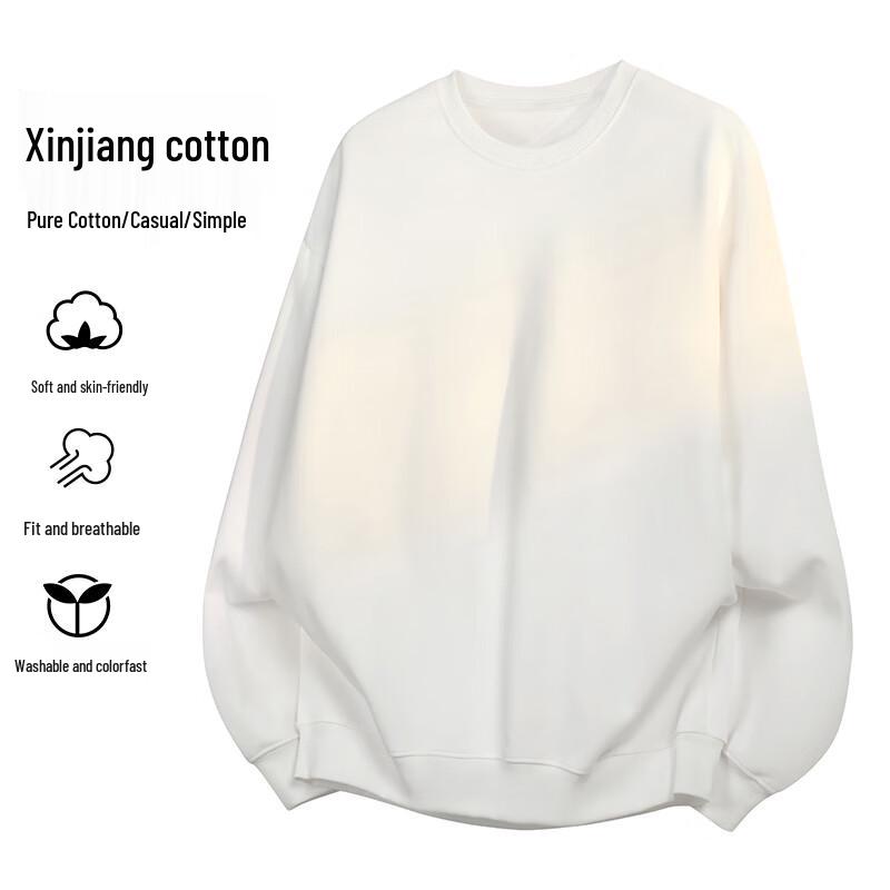 

TOM ADAM Men s Heavyweight Loose Fit Crewneck Sweatshirt L