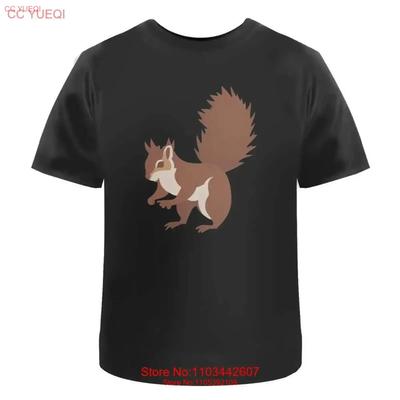 British Red Squirrel Cotton T Shirt Ta044455 Vintage Washed Breathable Versatile Casual Slightly Soft Streetwear Homme