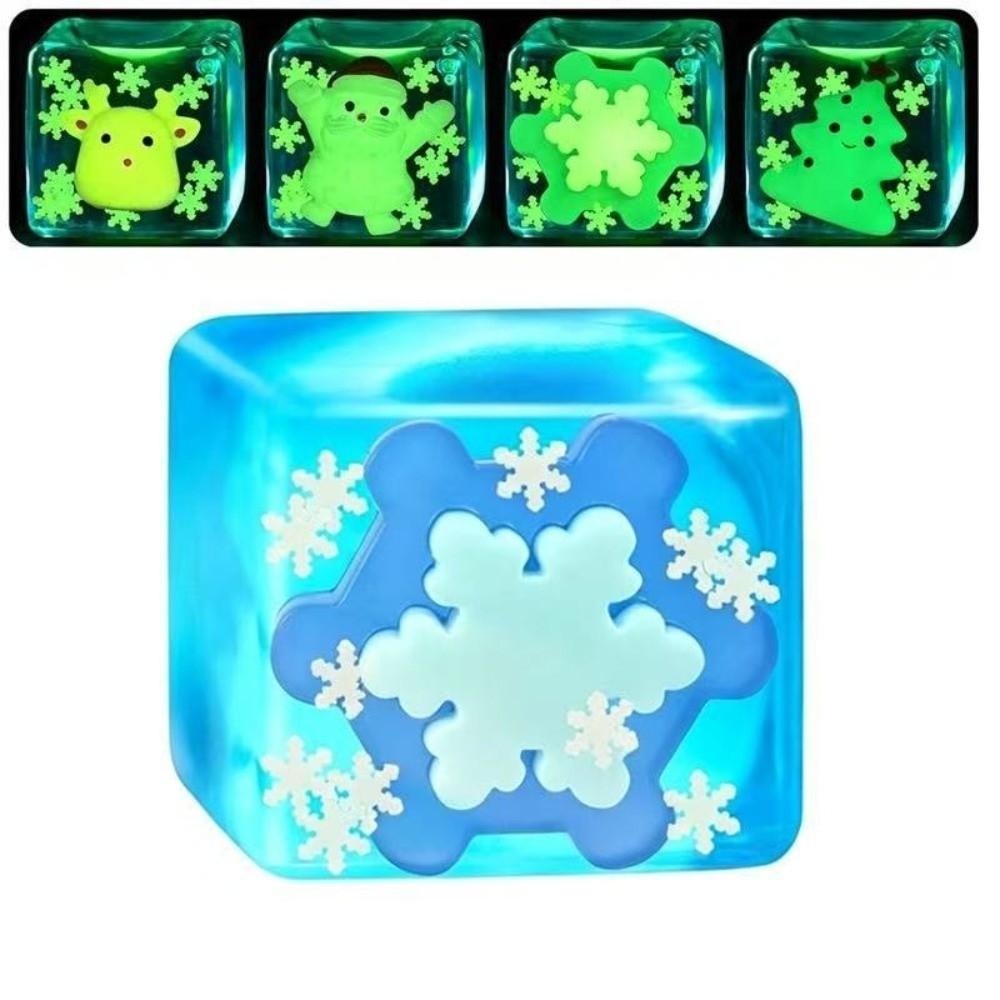 Slow Rebound Design Sensory Fidget Toy Slow Rebound Squeeze Toy Christmas Night Light Use