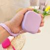 Square Silicone Coin Purse Silicone Earphone Bag Casual Mini Storage Bag  Travel