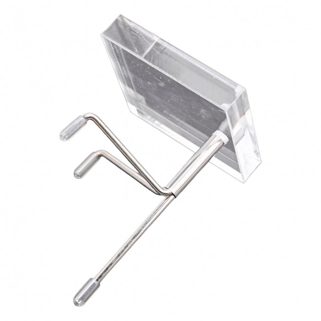 Adjustable Metal Display Stand Easel Shelf With Acrylic Base