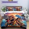 3pcs Moana Adventure Printed Quilt Set, Includes 1 Quilt Cover and 2 Pillowcases, Machine Washable, Suitable for All Seasons.Q068