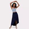 Chic Summer Women's Irregular Drape A-line Long Skirt - European & American Fashion