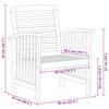 Garden Chairs 2 pcs Solid Acacia Wood