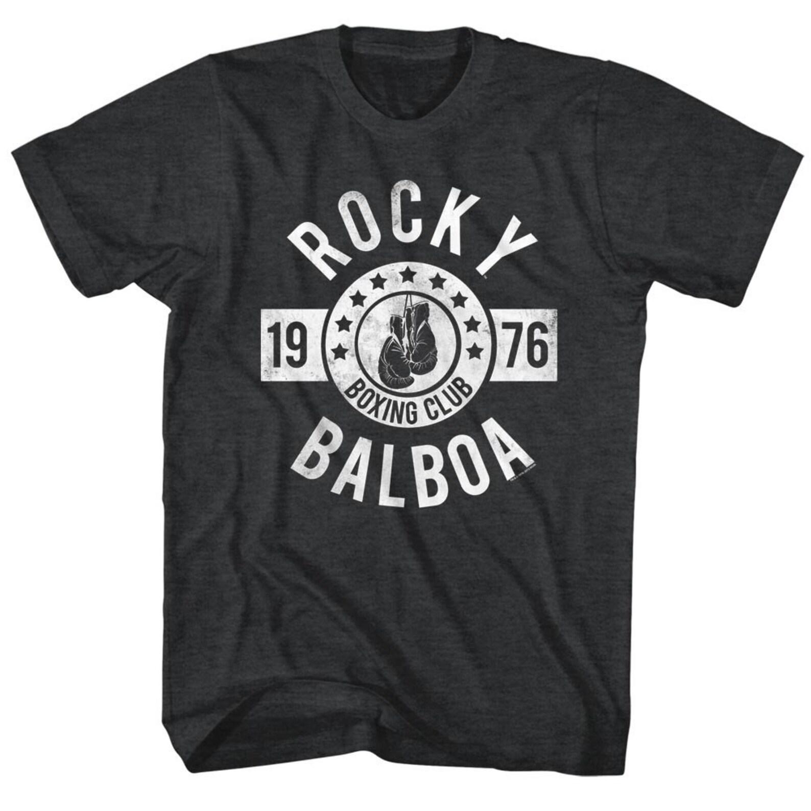 Rocky Boxing Club Black Heather T-Shirt 4XL