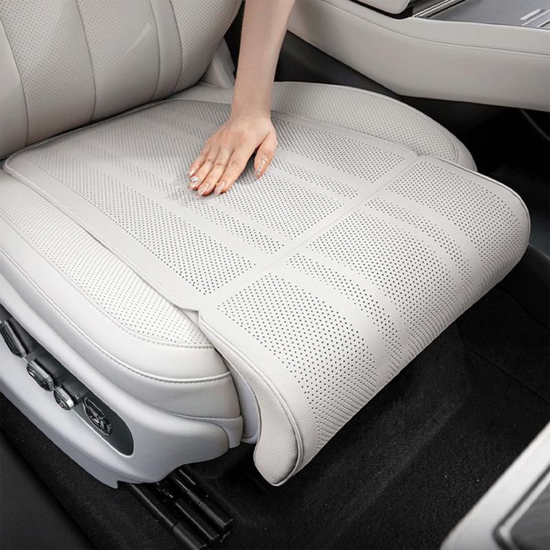 Car Seat Extended Footrest Driver and Passenger Leg Rest Universal Car Seat Cover Leather Breathable Non-slip Cars Seats Cover