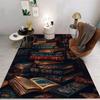 Vintage Secretary Flower Carpet Mysterious Ancient Book Anti Slip Carpet Suitable for Bedroom Living Room Home Decoration Carpet