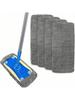 1/2PCS Mop Cloth With Water Absorbing Replacement Cloth Cover, Household Wet Dry Dual-Use Rotating M