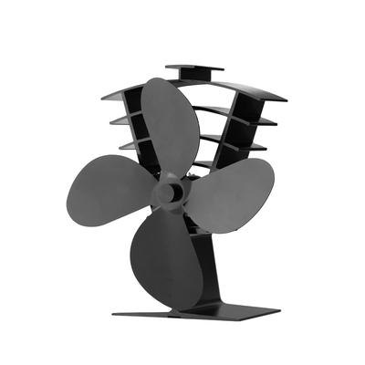 FIELDOOR Stove Fan, Heat-Enhancing Heater Fan, Eco Fan: Efficiently Circulates Heat from Stoves. No Power Supply Required. Heat-resistant Plate Includ