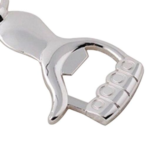 Silver Color Thumb Up Hand Keychain Key Ring Beer Bottle Opener Key Chain Gift