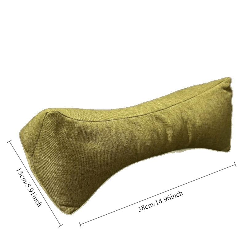 Natural Buckwheat Hull Cervical Pillow - Triangular Traction & Stretching Neck Support Pillow for Fatigue Relief & Wellness