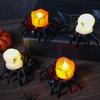 1Pc Halloween Decoration Spider Night Lights Party Supplies Decoration Props Bar, Haunted House, Horror Party Accessories