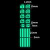 Auto-Fensterknopf-Aufkleber Wasserdichte Leuchtende Aufkleber zur einfachen Identifizierung und verbesserten Sicherheit Persönlichkeit