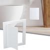 Removable Access Panel Cover For 120x120mm Opening Featuring Detachable Door And Side Mechanism Perfect For Electrical And Plumbing Maintenance