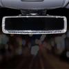 Sparkle Diamond Car Interior Rearview Mirror Bling Rhinestone Decor Accessories