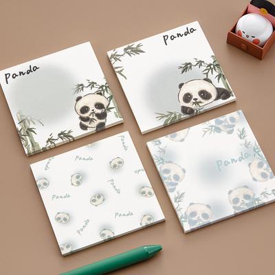 1 sztuka kreskówka klej słodkie kawaii panda notatki notatnik notatnik biuro szkolne artykuły papiernicze naklejka dekoracja