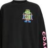 Coach Cosmic  FW24 Round Neck Letter Pattern Printed Long Sleeve Sweatshirt Men Sweatshirt Black CW774-BLK