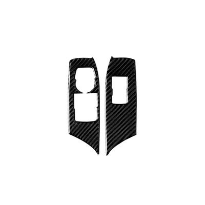 Convient pour Chevrolet Camaro 2017-2019 accessoires de voiture panneau de lève-vitre en fibre de carbone autocollant de voiture 3D décoration intérieure cool