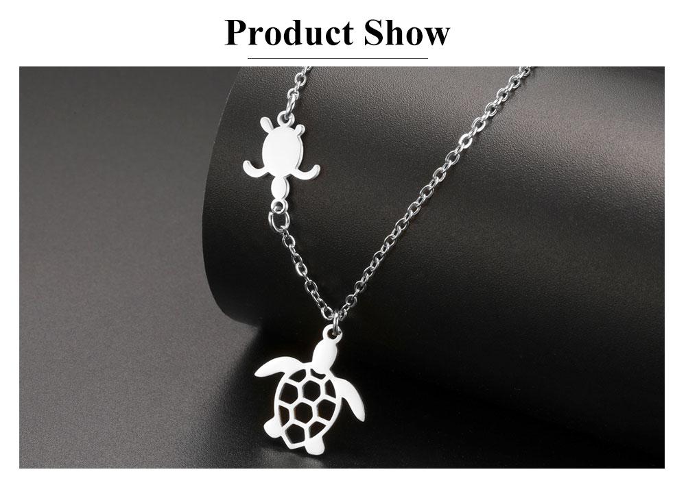 Cazador Stainless Steel Turtle Pendant Necklace for Women Gold Color Animal Choker Jewelry Birthday Gifts Wholesale 2026