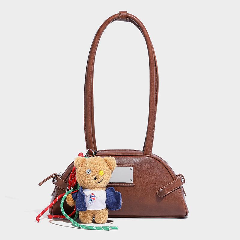 

Нишевый дизайн, высококачественная модная сумка Spice Personality Everything, сумка через плечо коричневый