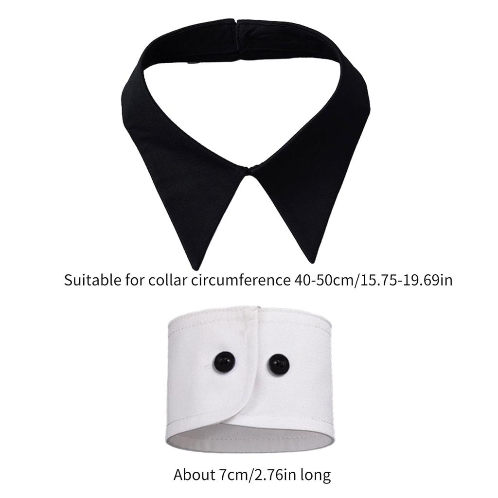 Odnímatelný košilový falešný límec/manžety na zápěstí Dívčí vrstvený nastavitelný falešný rukáv Dekorativní dámský svetr Košile Oblečení