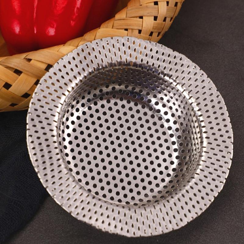 Filtro per lavello da cucina Scolapasta a rete per lavello Utensile da cucina Acciaio inossidabile Copertura per scarico a pavimento bagno Doccia Raccoglicapelli Tappo